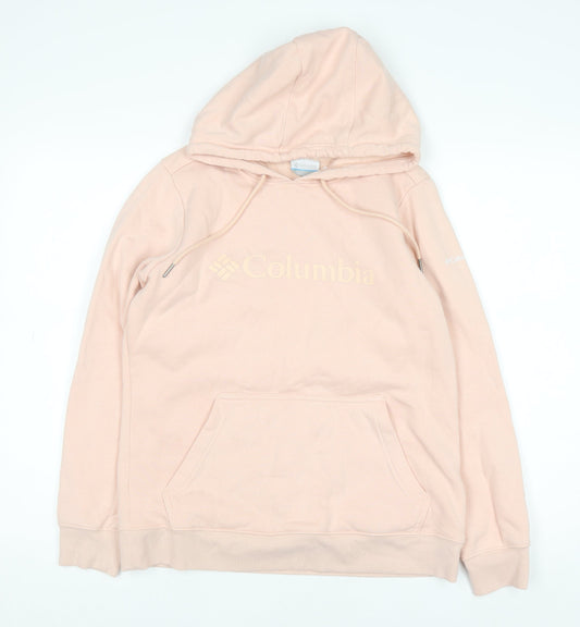 Womens UK Size M Columbia Pink Pullover Hoodie