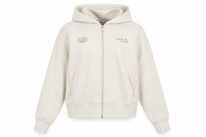 Womens UK Size 10 Jack Wills Beige Full Zip Hoodie