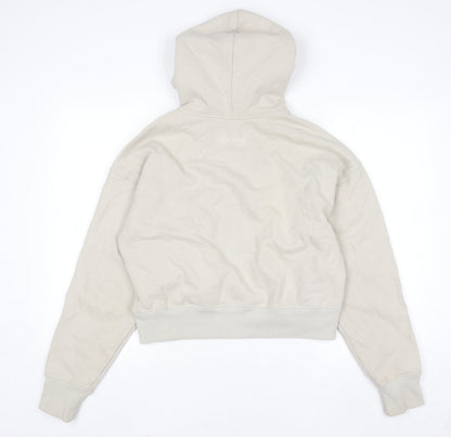 Womens UK Size 10 Jack Wills Beige Full Zip Hoodie