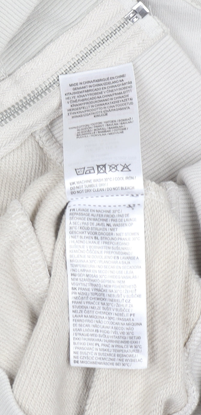 Womens UK Size 10 Jack Wills Beige Full Zip Hoodie