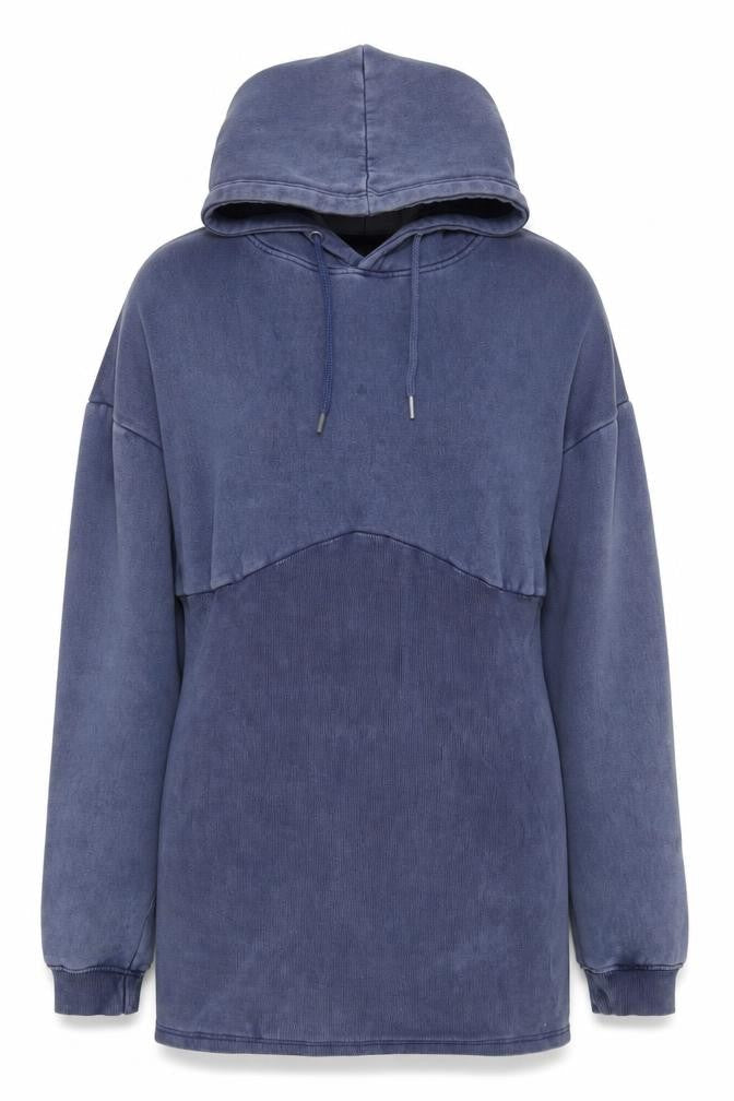 Womens UK Size 16 PRETTYLITTLETHING Blue Pullover Hoodie