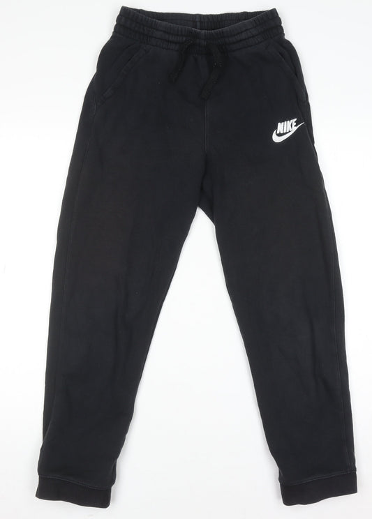 Womens UK Size XL Nike Regular Fit Jogger Black Trousers