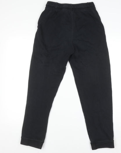 Womens UK Size XL Nike Regular Fit Jogger Black Trousers