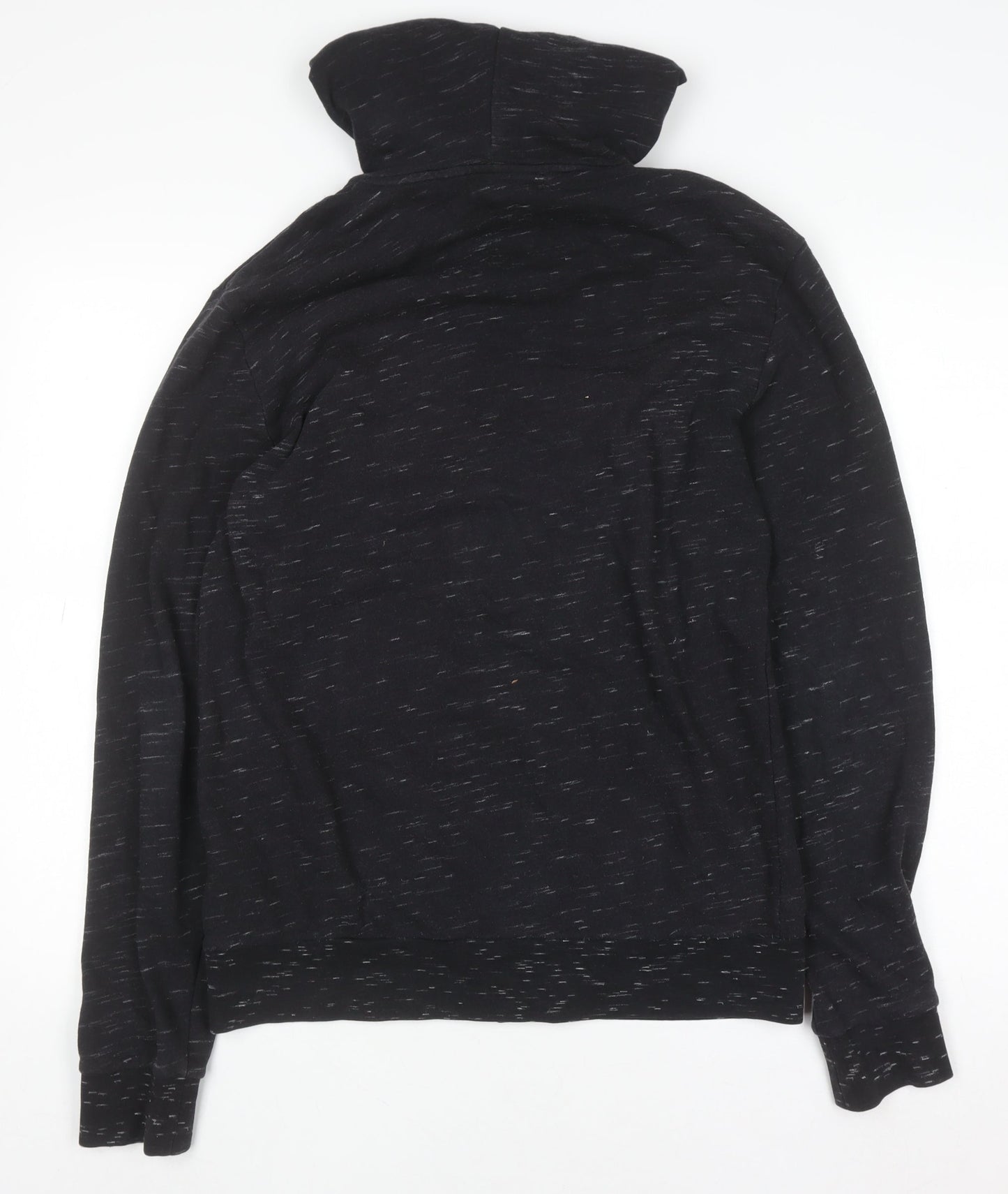 Mens UK Size S H&M Black Full Zip Hoodie