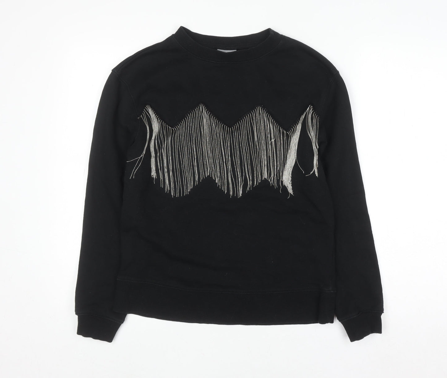 Womens UK Size 8 Oliver Bonas Black Pullover Jumper