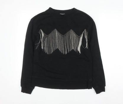 Womens UK Size 8 Oliver Bonas Black Pullover Jumper