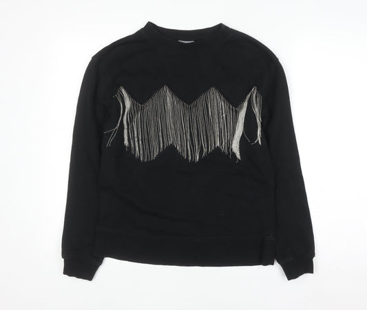 Womens UK Size 8 Oliver Bonas Black Pullover Jumper