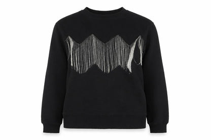 Womens UK Size 8 Oliver Bonas Black Pullover Jumper