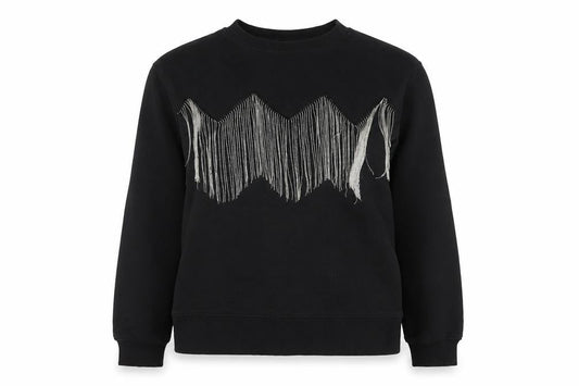 Womens UK Size 8 Oliver Bonas Black Pullover Jumper