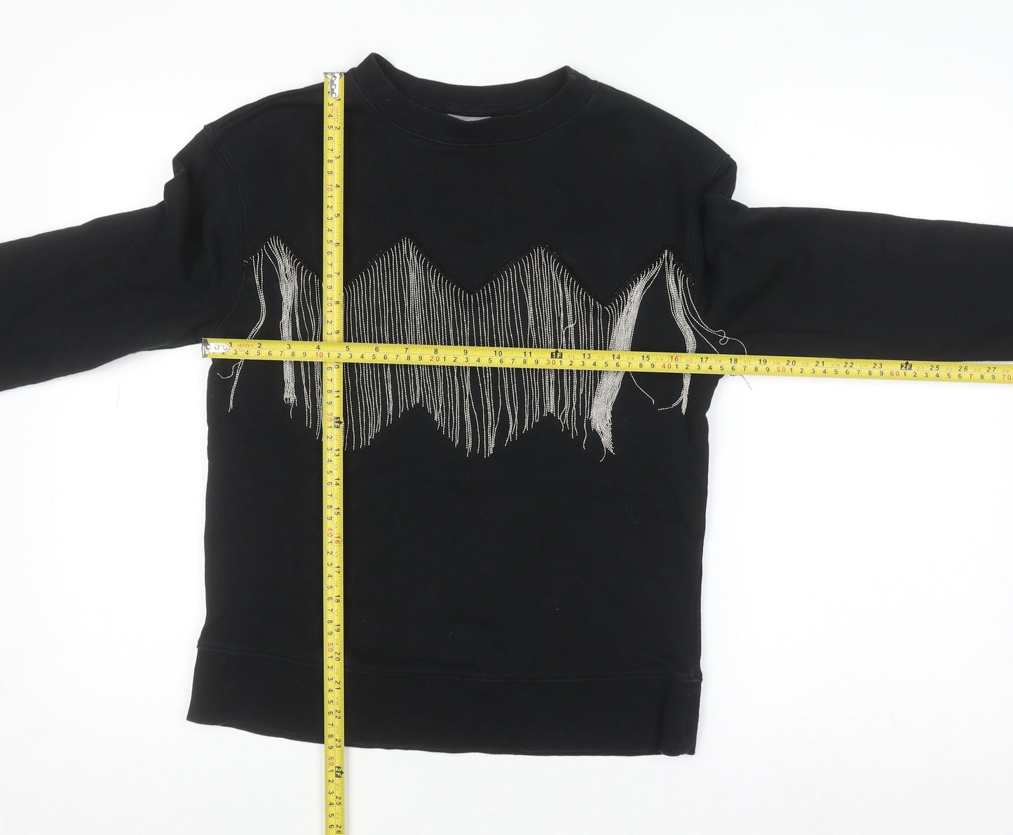 Womens UK Size 8 Oliver Bonas Black Pullover Jumper