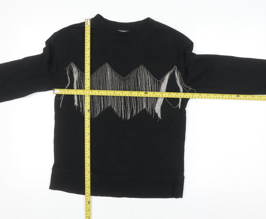 Womens UK Size 8 Oliver Bonas Black Pullover Jumper
