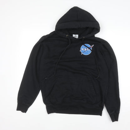 Mens UK Size S Prairie Mountain Black Pullover Hoodie