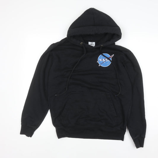 Mens UK Size S Prairie Mountain Black Pullover Hoodie