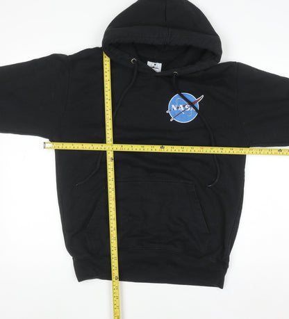 Mens UK Size S Prairie Mountain Black Pullover Hoodie