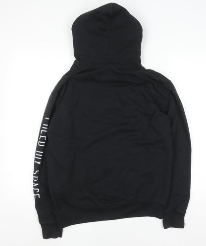 Mens UK Size S Prairie Mountain Black Pullover Hoodie