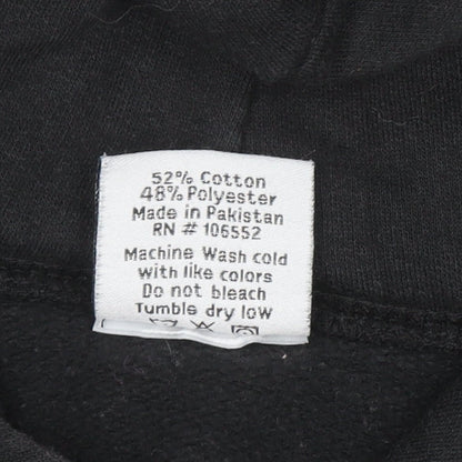 Mens UK Size S Prairie Mountain Black Pullover Hoodie