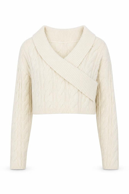 Womens UK Size L PRETTYLITTLETHING Ivory Pullover Jumper