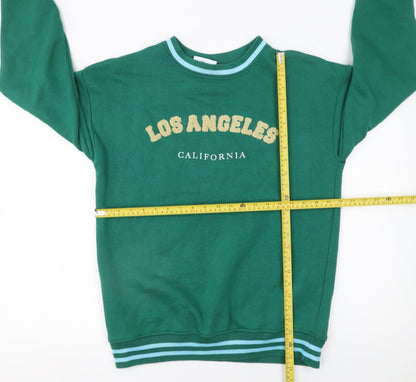 Womens UK Size 6 Daisy Street Green Pullover Sweatshirt
