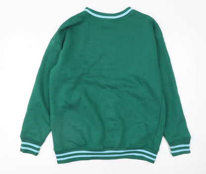 Womens UK Size 6 Daisy Street Green Pullover Sweatshirt