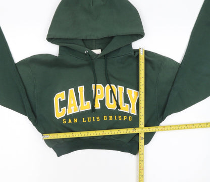 Womens UK Size S Champion Green Pullover Hoodie