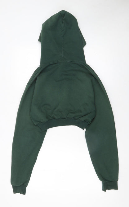 Womens UK Size S Champion Green Pullover Hoodie