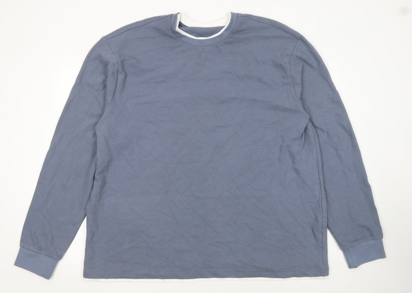 Mens UK Size 2XL NEXT Blue Pullover Jumper