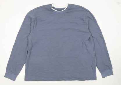 Mens UK Size 2XL NEXT Blue Pullover Jumper