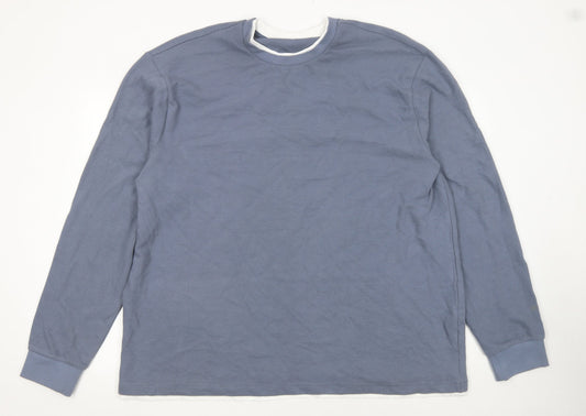 Mens UK Size 2XL NEXT Blue Pullover Jumper