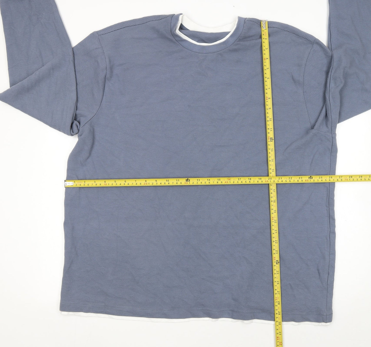 Mens UK Size 2XL NEXT Blue Pullover Jumper