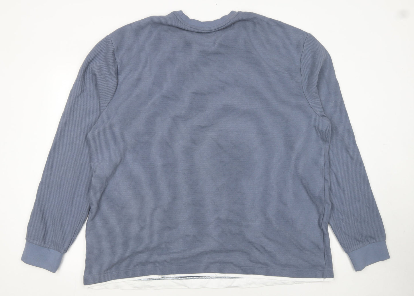 Mens UK Size 2XL NEXT Blue Pullover Jumper