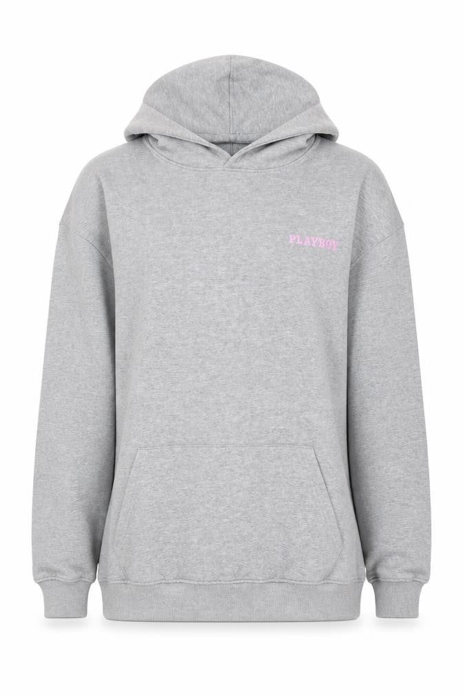 Womens UK Size 10 Missguided Grey Pullover Hoodie
