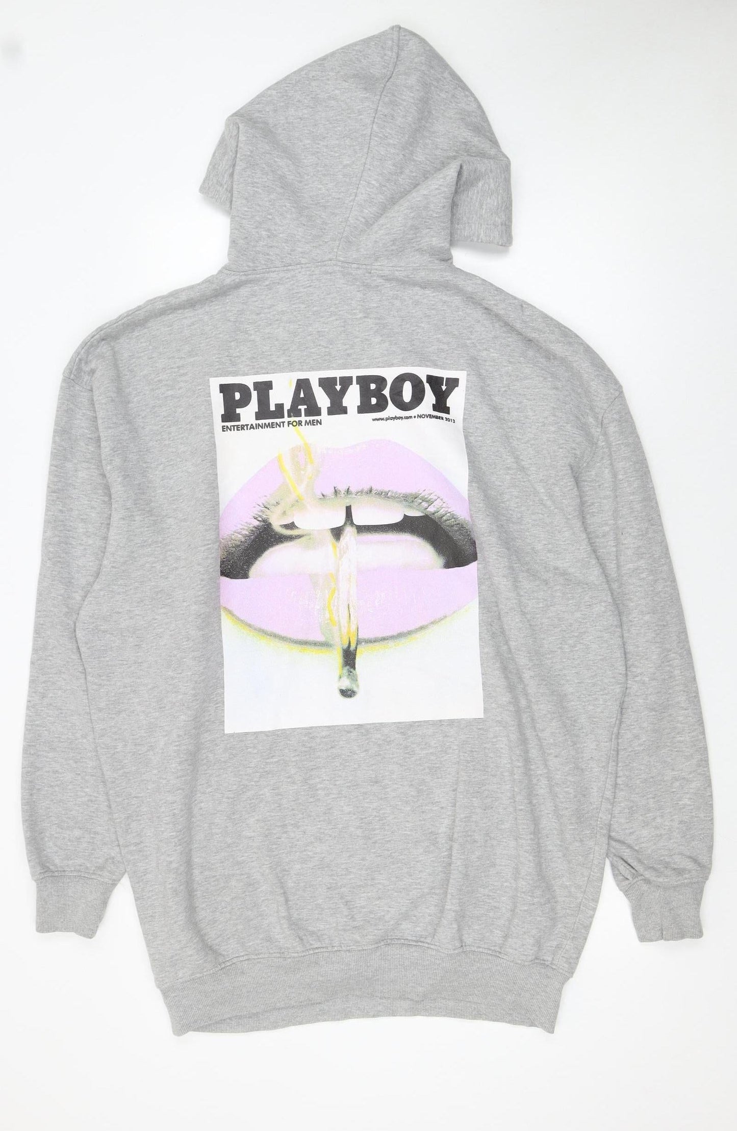 Womens UK Size 10 Missguided Grey Pullover Hoodie
