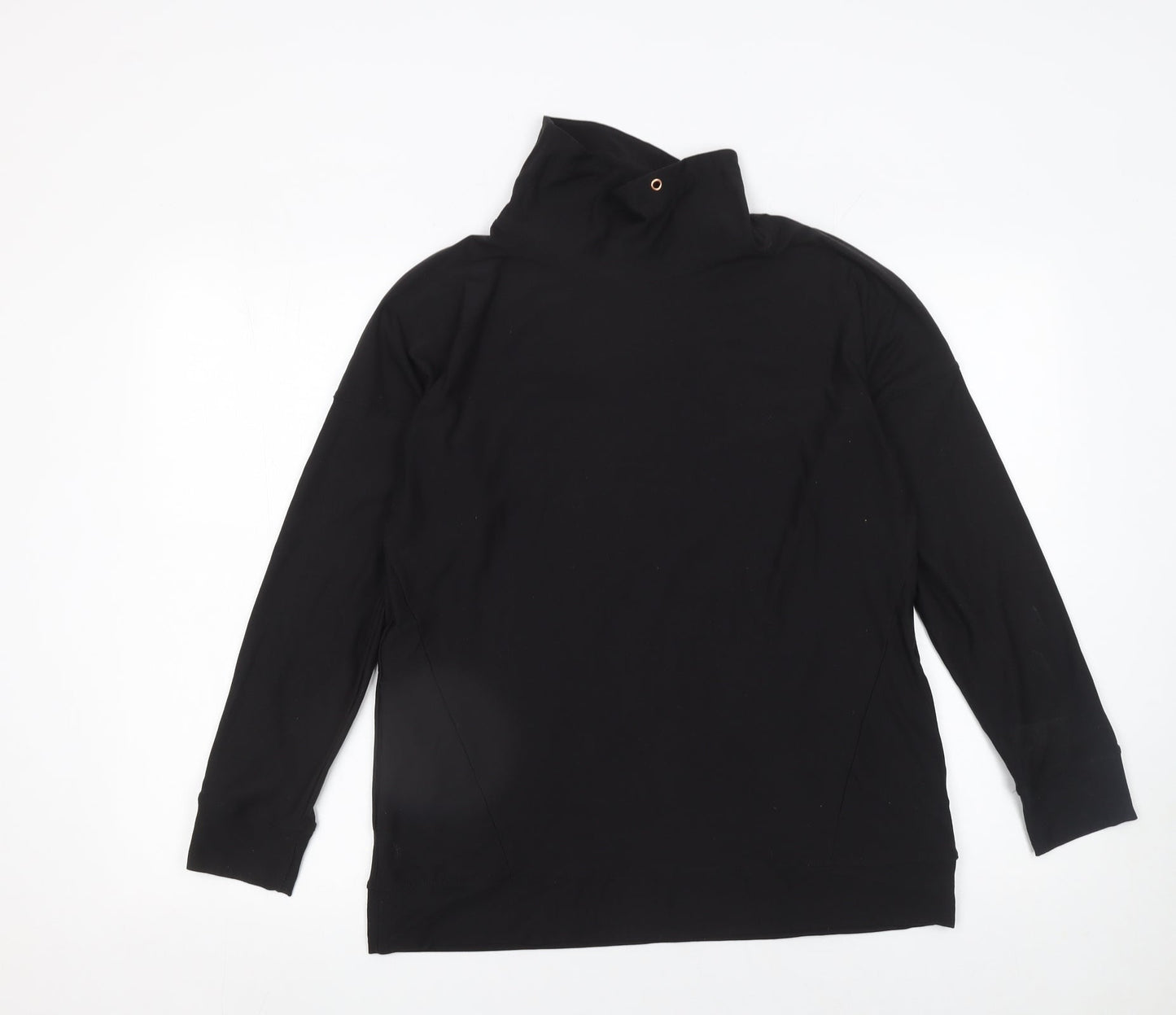 Womens UK Size 10 F&F Black Pullover Sweatshirt