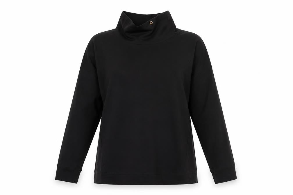 Womens UK Size 10 F&F Black Pullover Sweatshirt