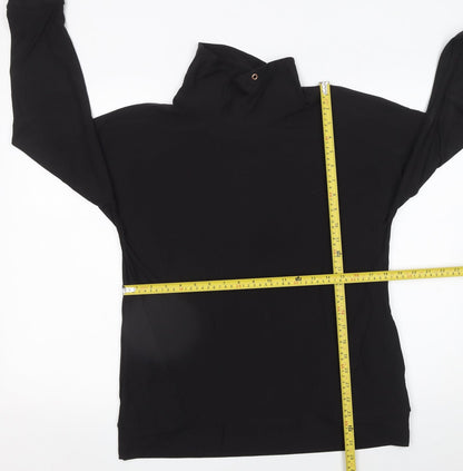 Womens UK Size 10 F&F Black Pullover Sweatshirt