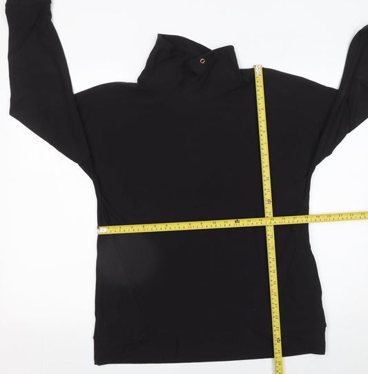 Womens UK Size 10 F&F Black Pullover Sweatshirt
