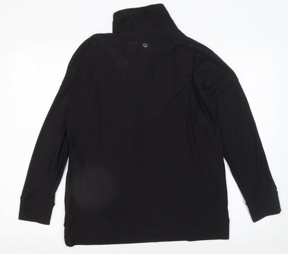 Womens UK Size 10 F&F Black Pullover Sweatshirt