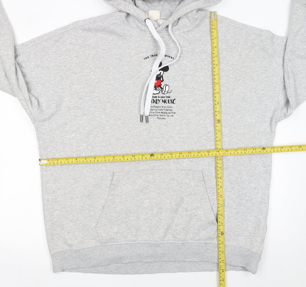 Womens UK Size S Disney Grey Pullover Hoodie