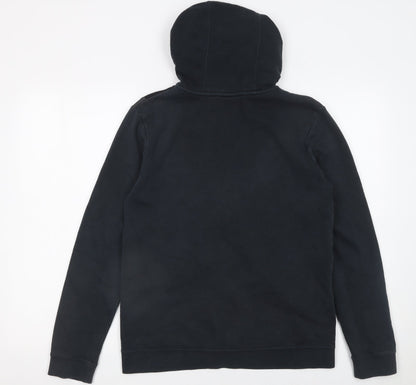 Nike Boys Black XL Full Zip Hoodie Colourblock Sports Jacket