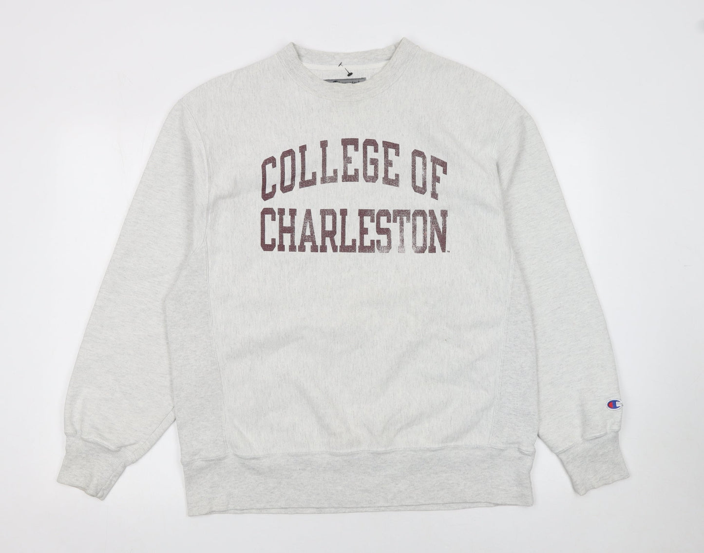 Mens UK Size M Champion Grey Pullover Sweatshirt