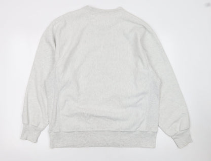 Mens UK Size M Champion Grey Pullover Sweatshirt
