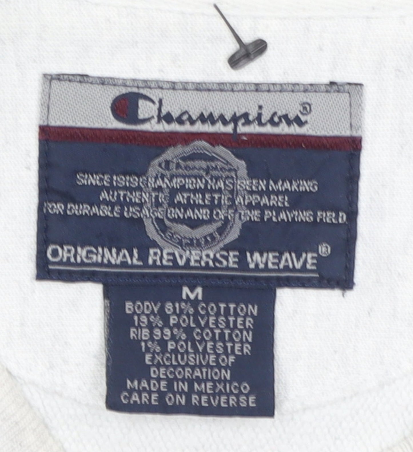 Mens UK Size M Champion Grey Pullover Sweatshirt