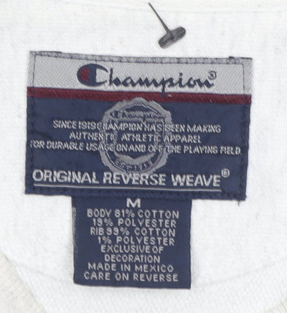 Mens UK Size M Champion Grey Pullover Sweatshirt