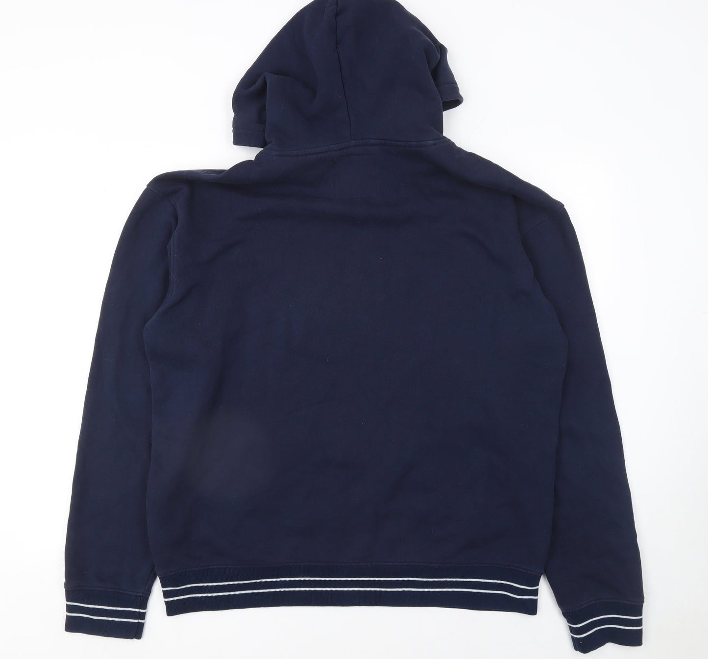 Mens UK Size L Hollister Blue Pullover Hoodie