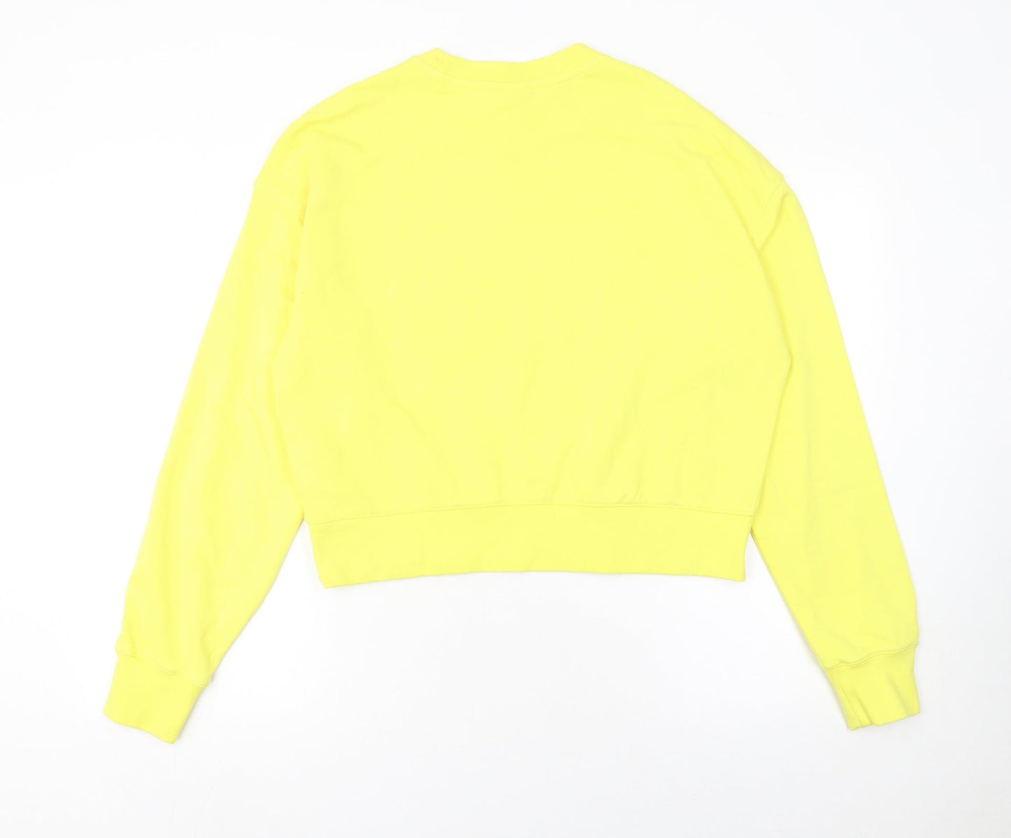 Womens UK Size L Champion Yellow Pullover Sweatshirt