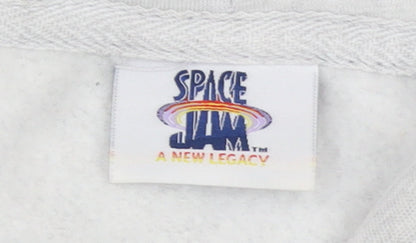 Womens UK Size XL Space Jam A New Legacy Grey Pullover Hoodie