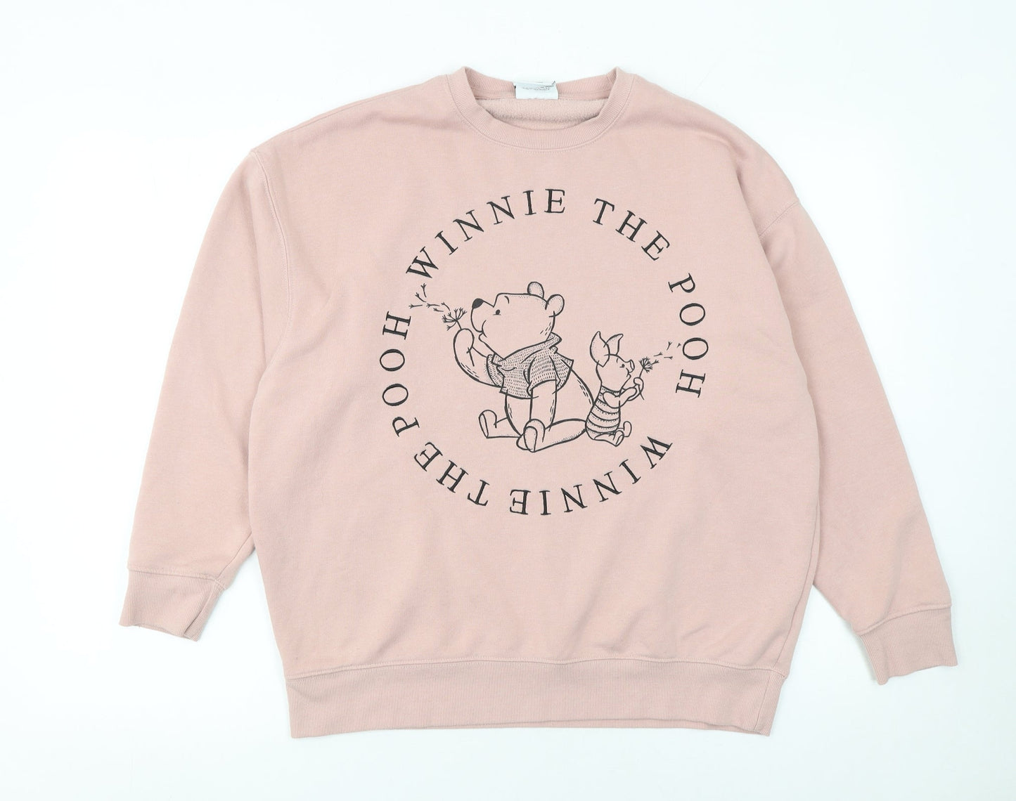 Womens UK Size XS Primark Pink Pullover Sweatshirt