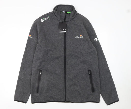 Mens UK Size L ellesse Grey Gym & TrainingRunning & Jogging Jacket