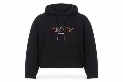 Womens UK Size L DKNY Sport Black Pullover Hoodie