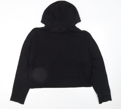 Womens UK Size L DKNY Sport Black Pullover Hoodie